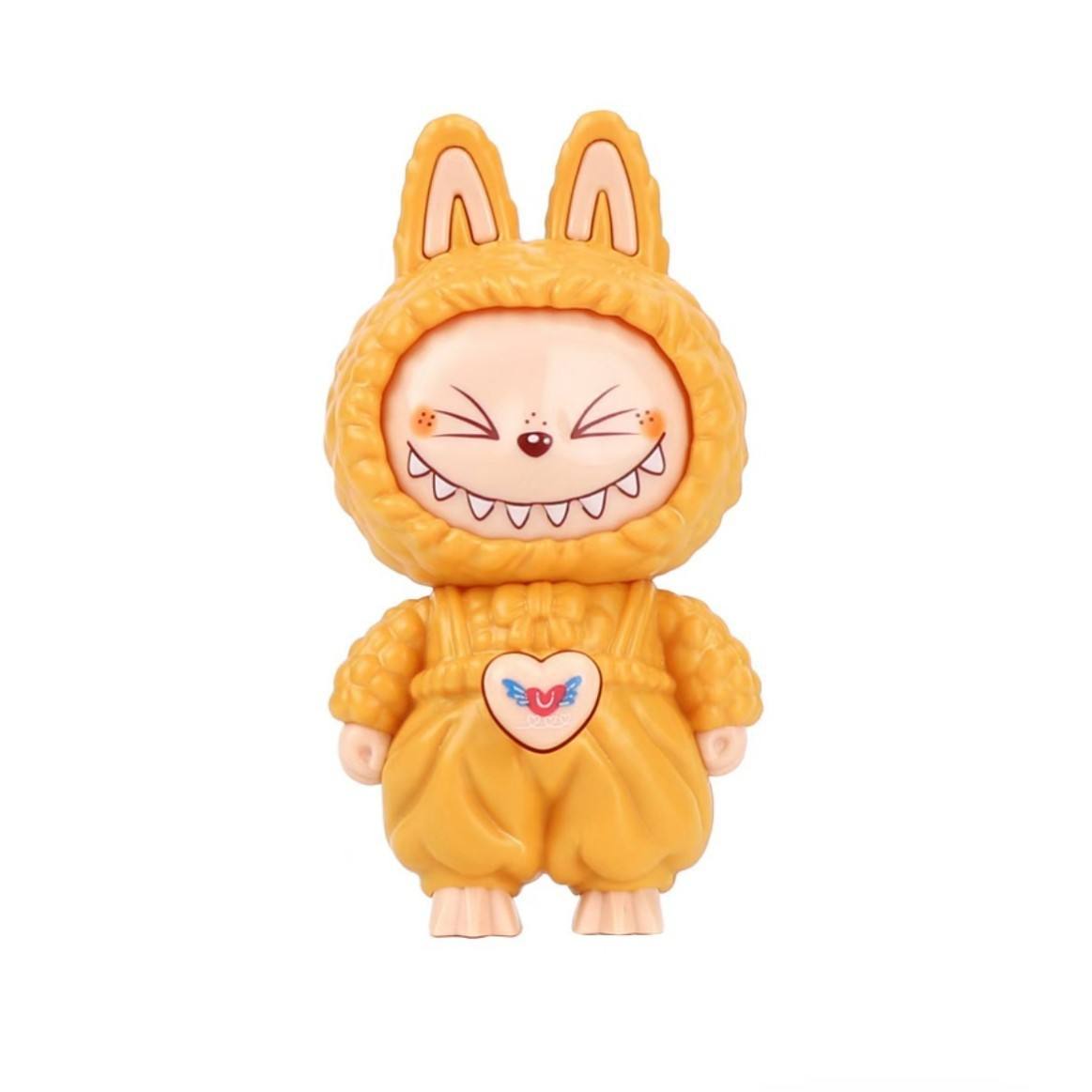 Labubu Face Changing Doll Pendant Trendy Cartoon Gift Keychain Pendant Children's Stress Relief Toy