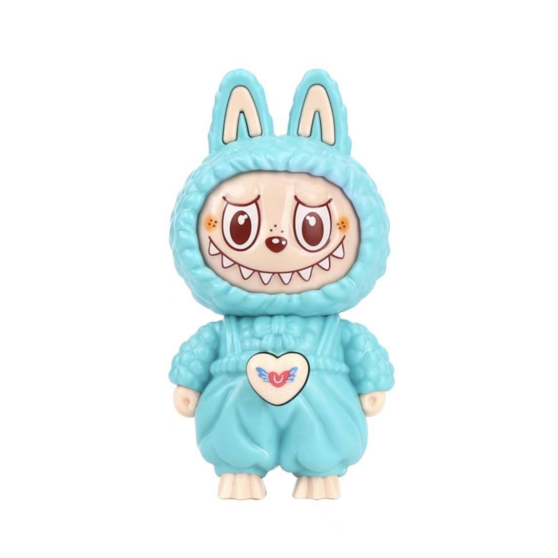 Labubu Face Changing Doll Pendant Trendy Cartoon Gift Keychain Pendant Children's Stress Relief Toy
