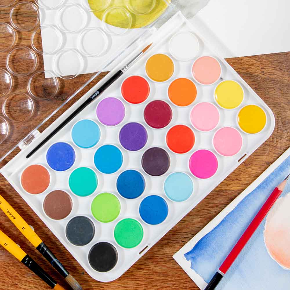 29 Pcs Mont Marte Watercolour Cake Set