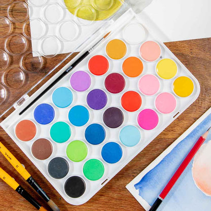 29 Pcs Mont Marte Watercolour Cake Set