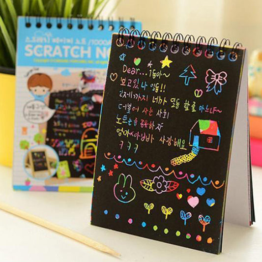 Small Size Rainbow Scratch Paper Note