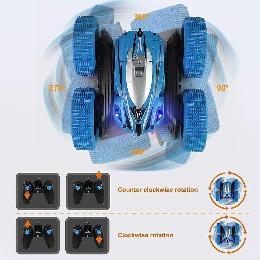 360° Flip RC Car - 2.4GHz Double-Sided Rotating Stunt Car