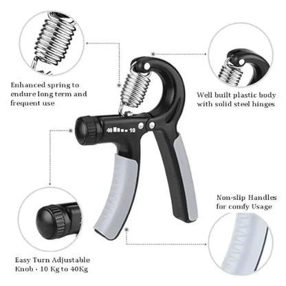 Adjustable Hand Grip Grippler Arm Exerciser