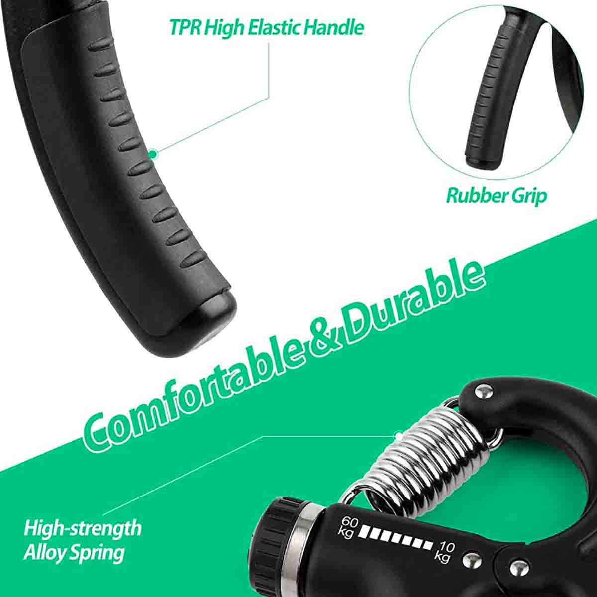 Adjustable Hand Grip Grippler Arm Exerciser