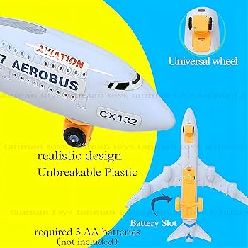 AeroBus Musical Plane 747 - Electric