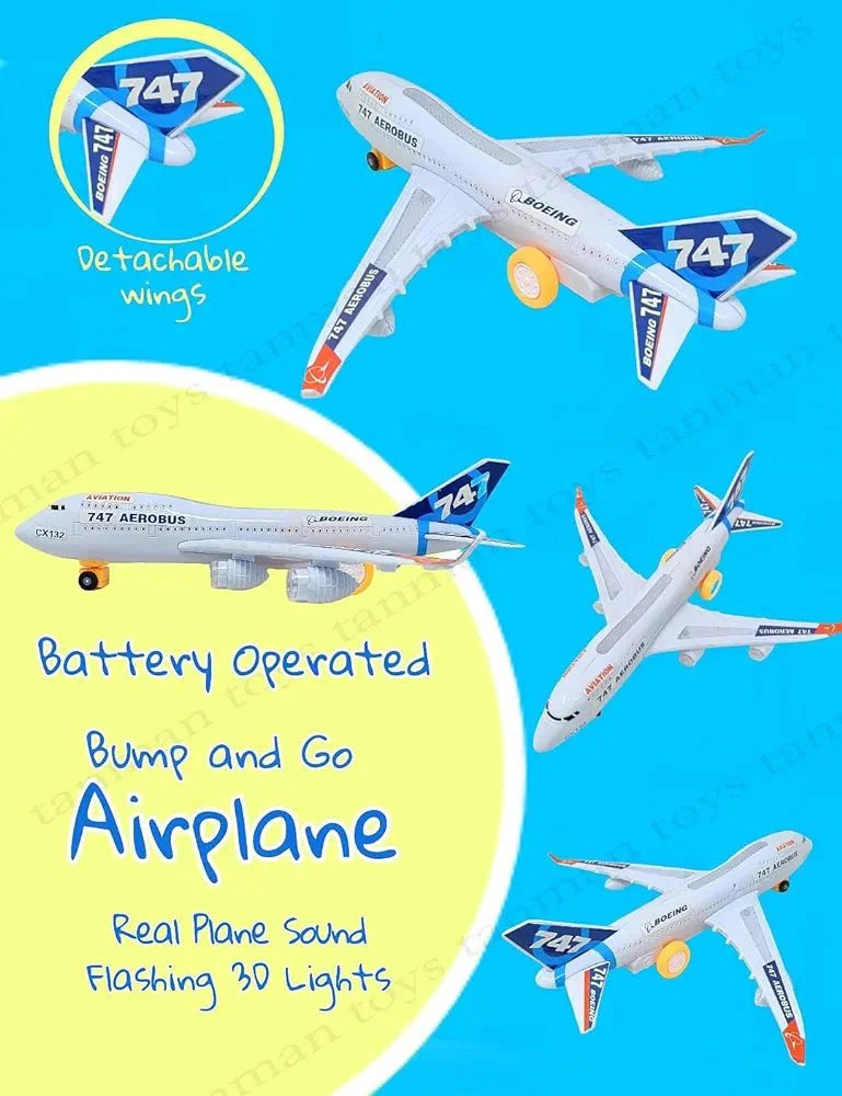 AeroBus Musical Plane 747 - Electric