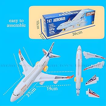 AeroBus Musical Plane 747 - Electric