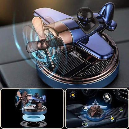 Aeroplane Solar Car Air Freshener Perfume Diffuser