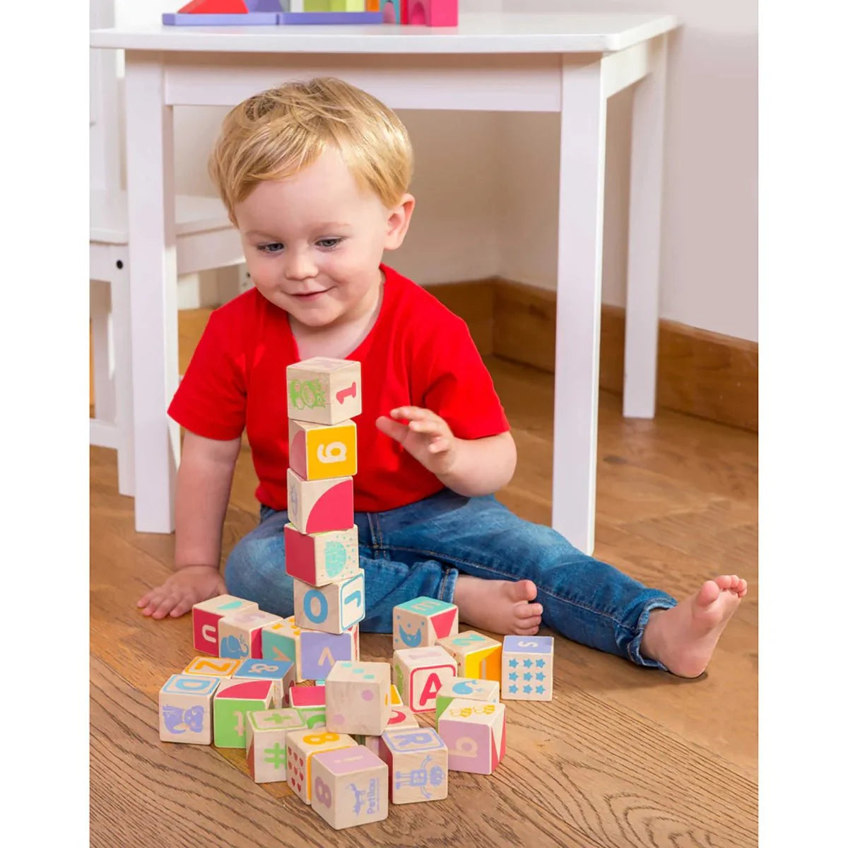 Alphabet ABC Wooden Wood Blocks Educational toys for kids - 27 Pieces for Kids