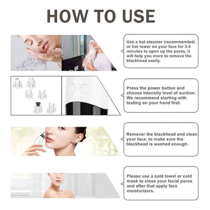 Blackhead Remover Vacuum Machine Device Electronic Skin Care Health