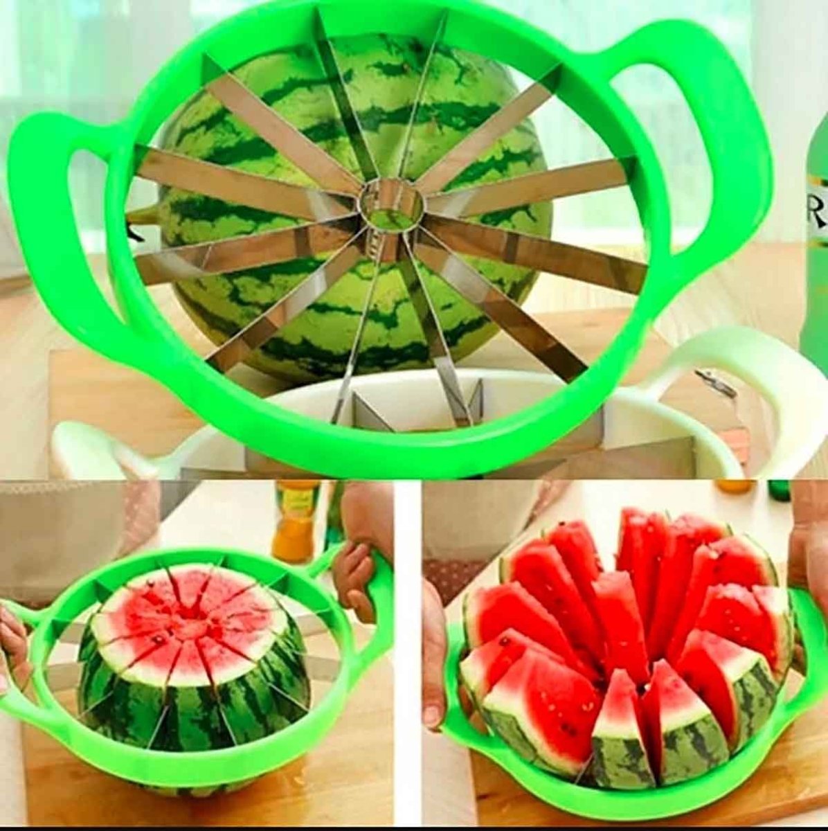 Cuts 12 uniform slices suitable for all types of melons