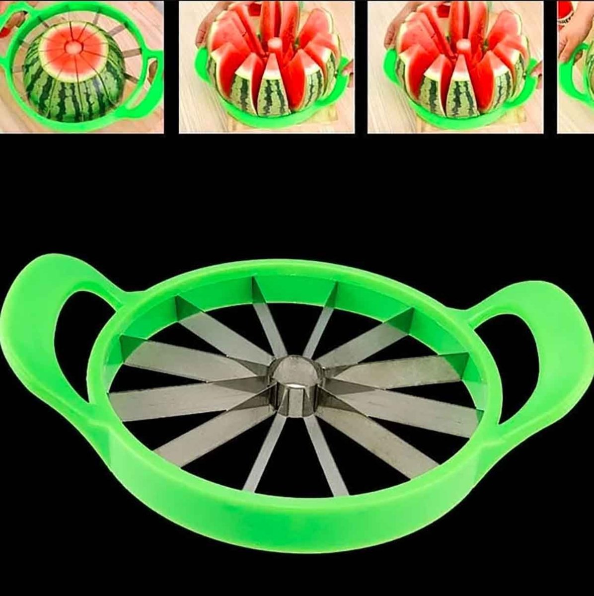 Cuts 12 uniform slices suitable for all types of melons