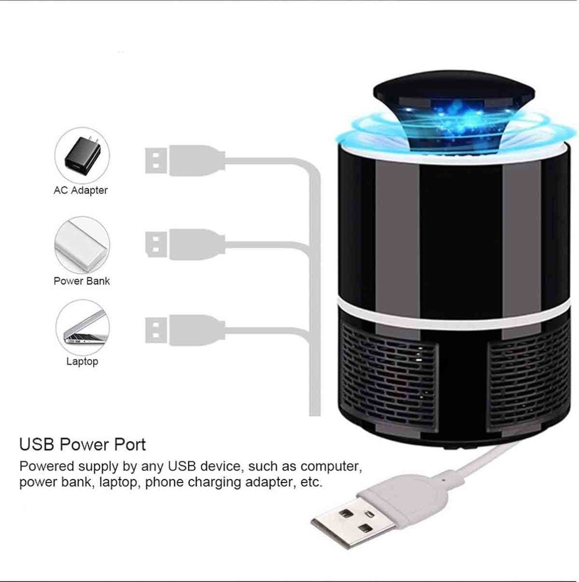 LED Bug Zapper Pest Control Mosquito Killer Lamp