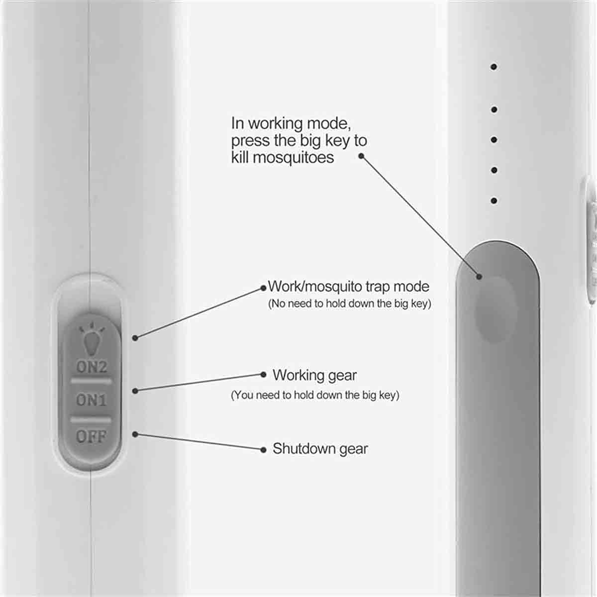 Electric Fly Catcher Zapper Rechargeable