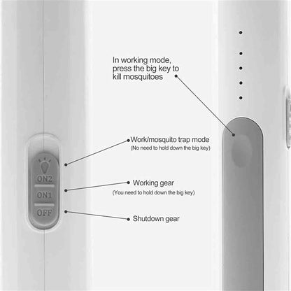 Electric Fly Catcher Zapper Rechargeable