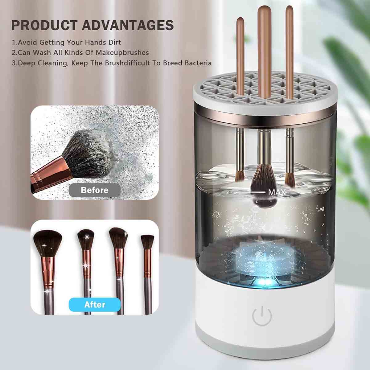 Electric Makeup Brush Cleaner Automatic Machine