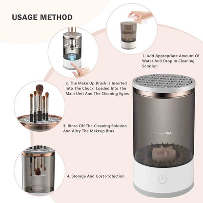 Electric Makeup Brush Cleaner Automatic Machine