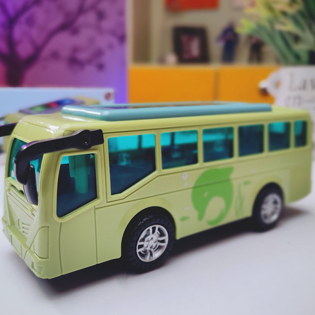 Electric Musical Bus Lights Toy for Kids
