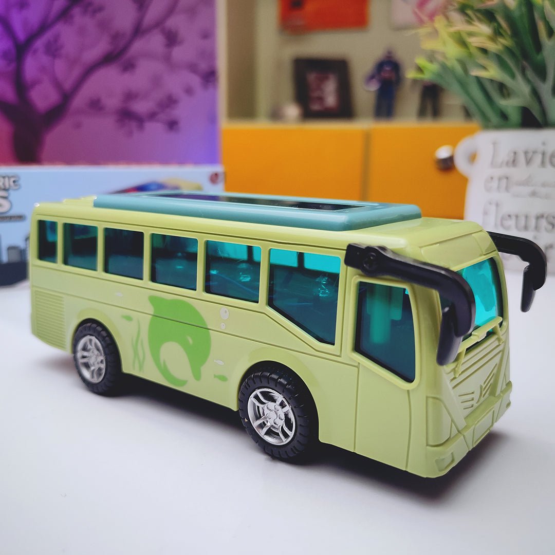 Electric Musical Bus Lights Toy for Kids