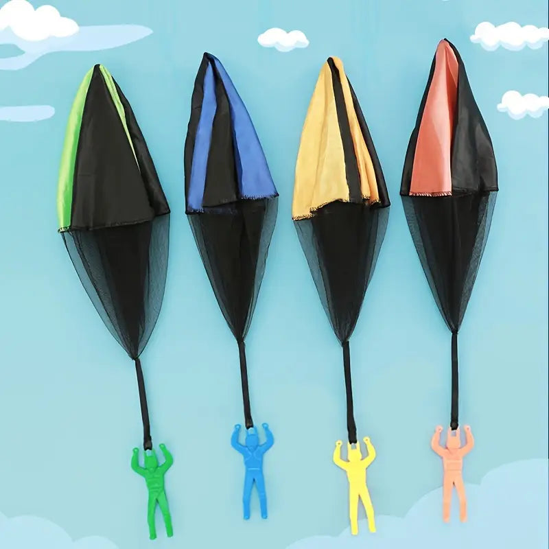 2pc Tangle-Free Parachute Figures – Hand-Throw Soldier Toys for Kids
