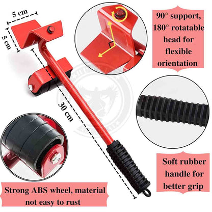 Furniture Lifter Mover Tool Set with Furniture Pads Lifting