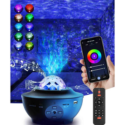 Galaxy Projector Star Night Light Remote Phone APP Control