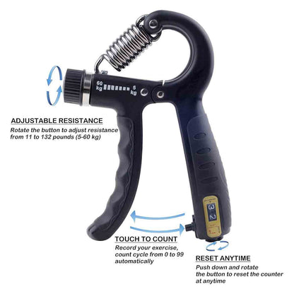 Adjustable Hand Grip Grippler Arm Exerciser