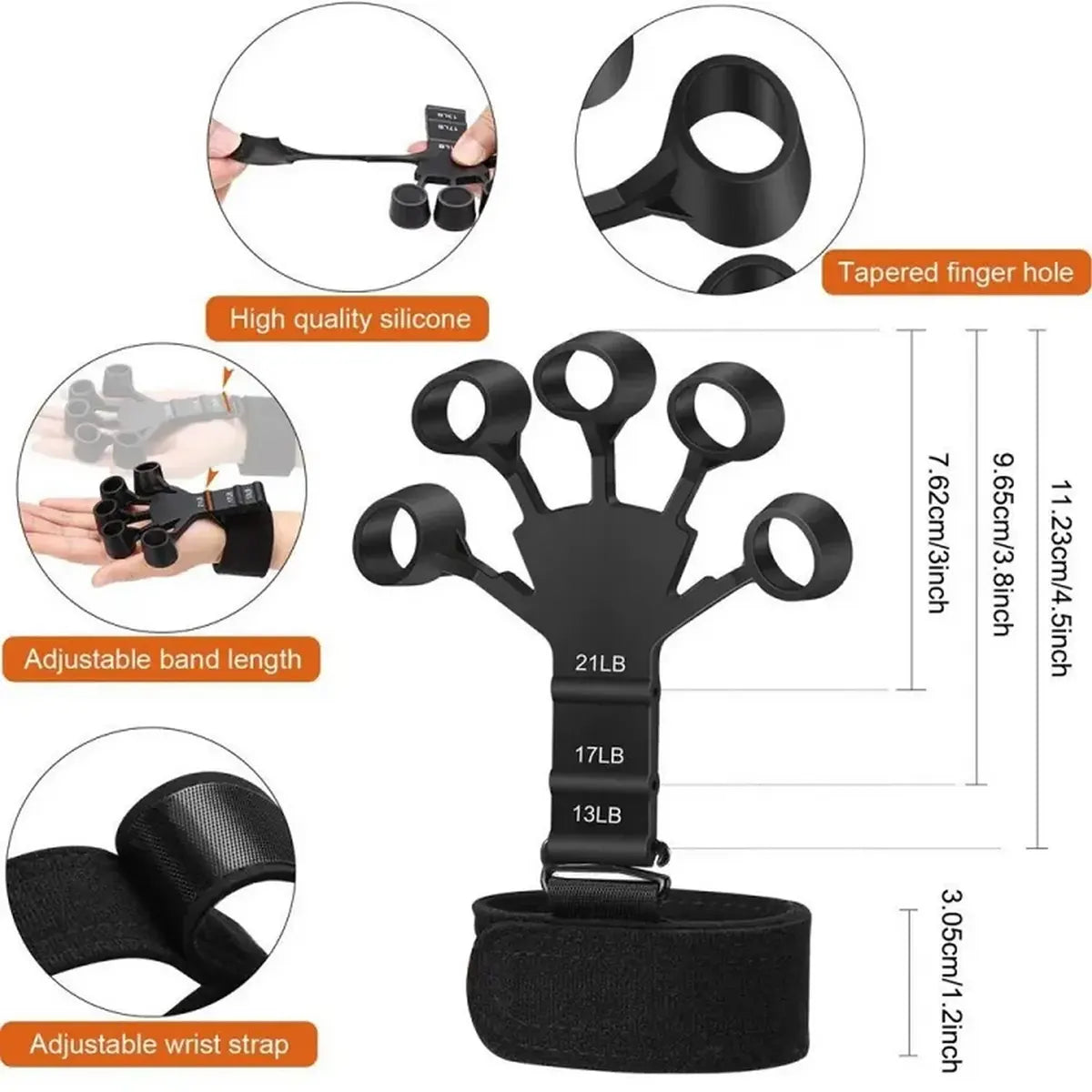 Hand Gripster Adjustable Finger Exerciser