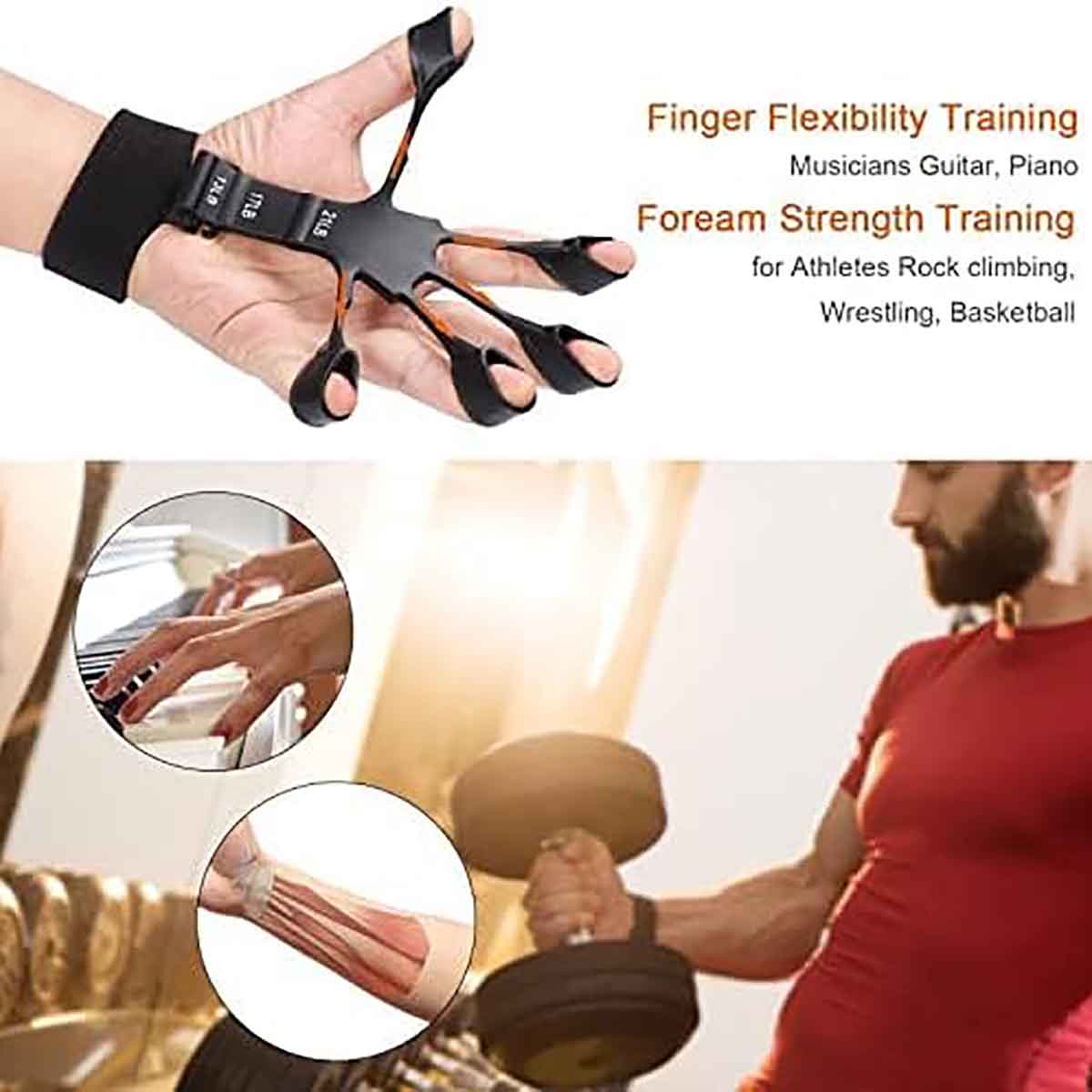 Hand Gripster Adjustable Finger Exerciser