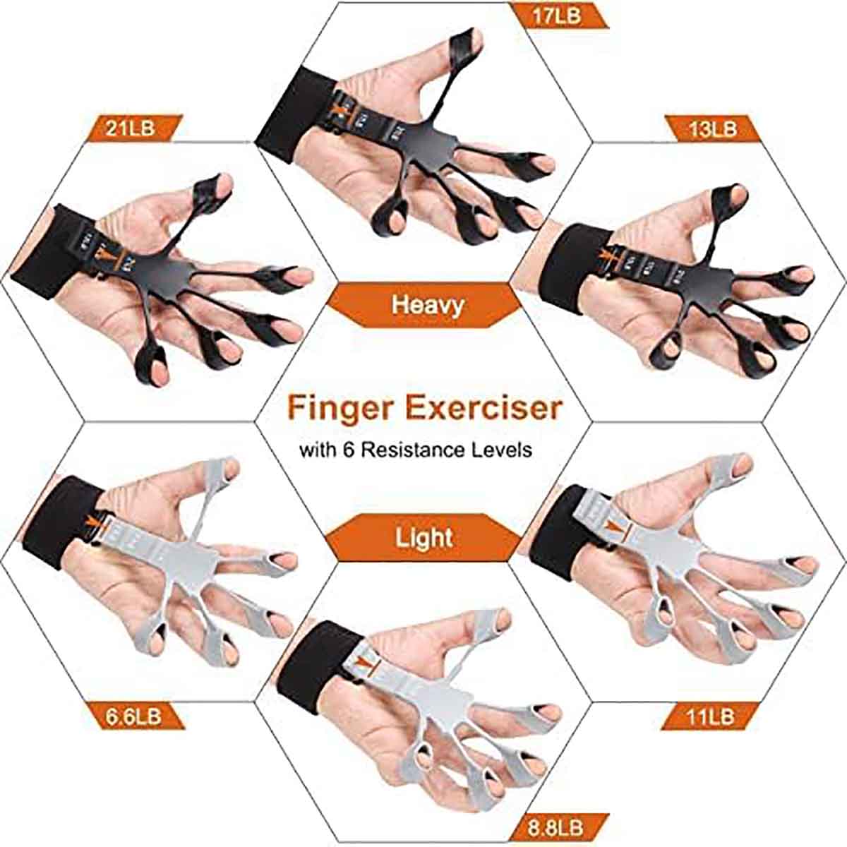 Hand Gripster Adjustable Finger Exerciser