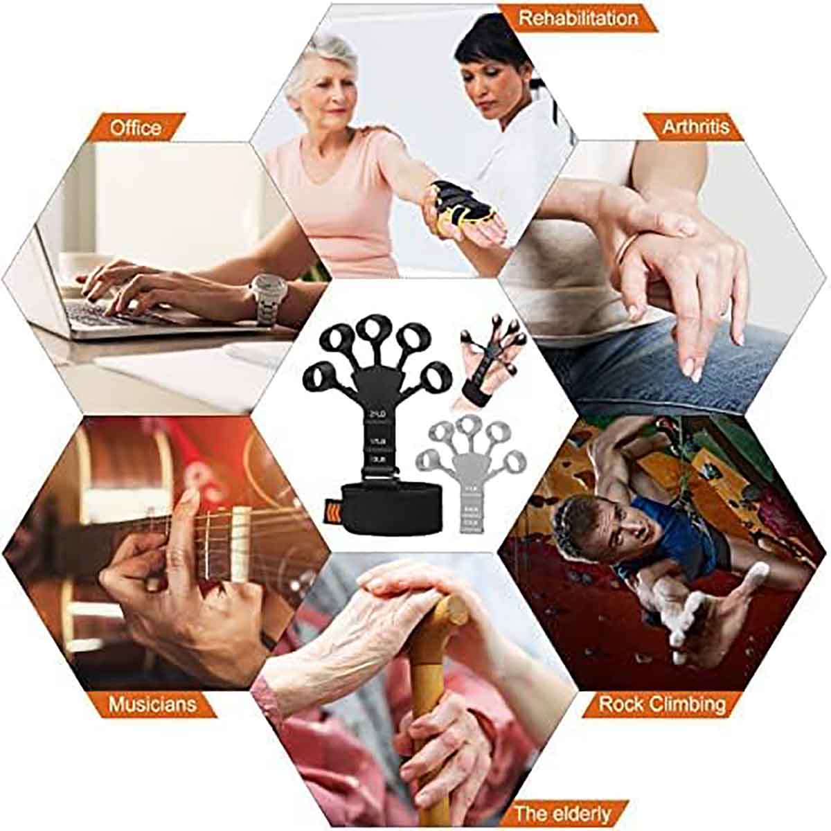 Hand Gripster Adjustable Finger Exerciser