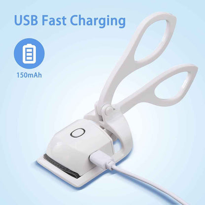 Rechargeable Electric Eyelash Curler with 2 Heating Modes Makeup