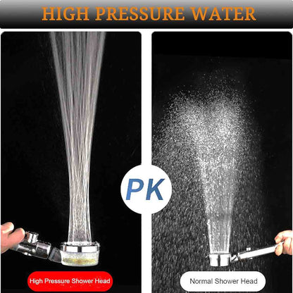 Hydro Shower Jet High Pressure Turbo Head Set