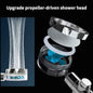 Hydro Shower Jet High Pressure Turbo Head Set