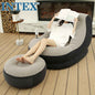Intex Inflatable Ultra Lounge Chair With Cup Holder And Ottoman Set