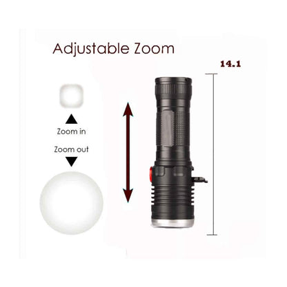 Long Range MX Power Rechargeable Flash Light Torch