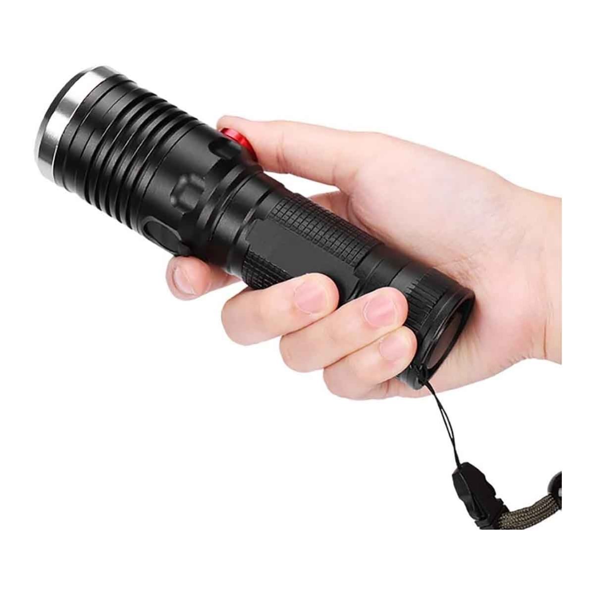 Long Range MX Power Rechargeable Flash Light Torch