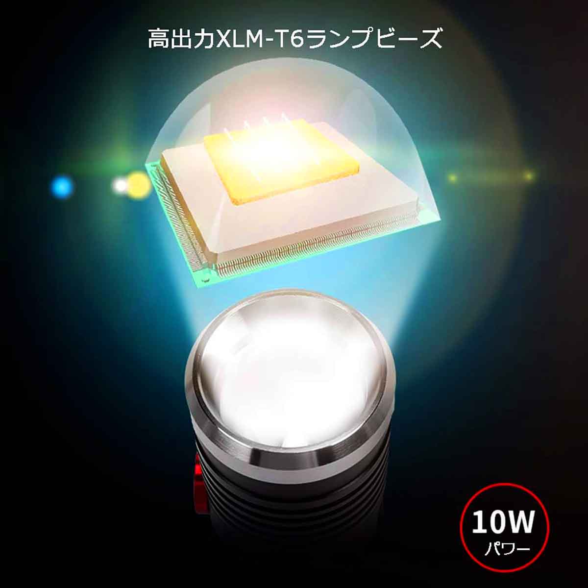 Long Range MX Power Rechargeable Flash Light Torch