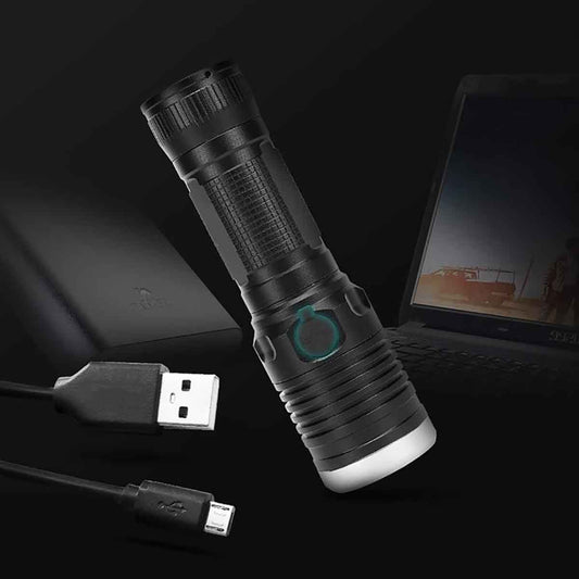 Long Range MX Power Rechargeable Flash Light Torch