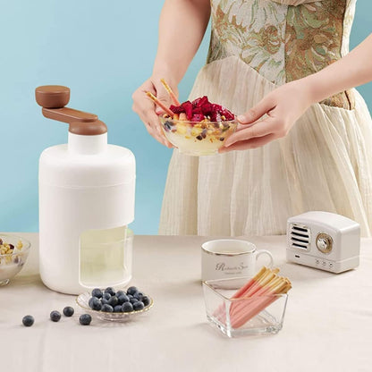 Manual Ice Shaver Machine Snow Cone Machine