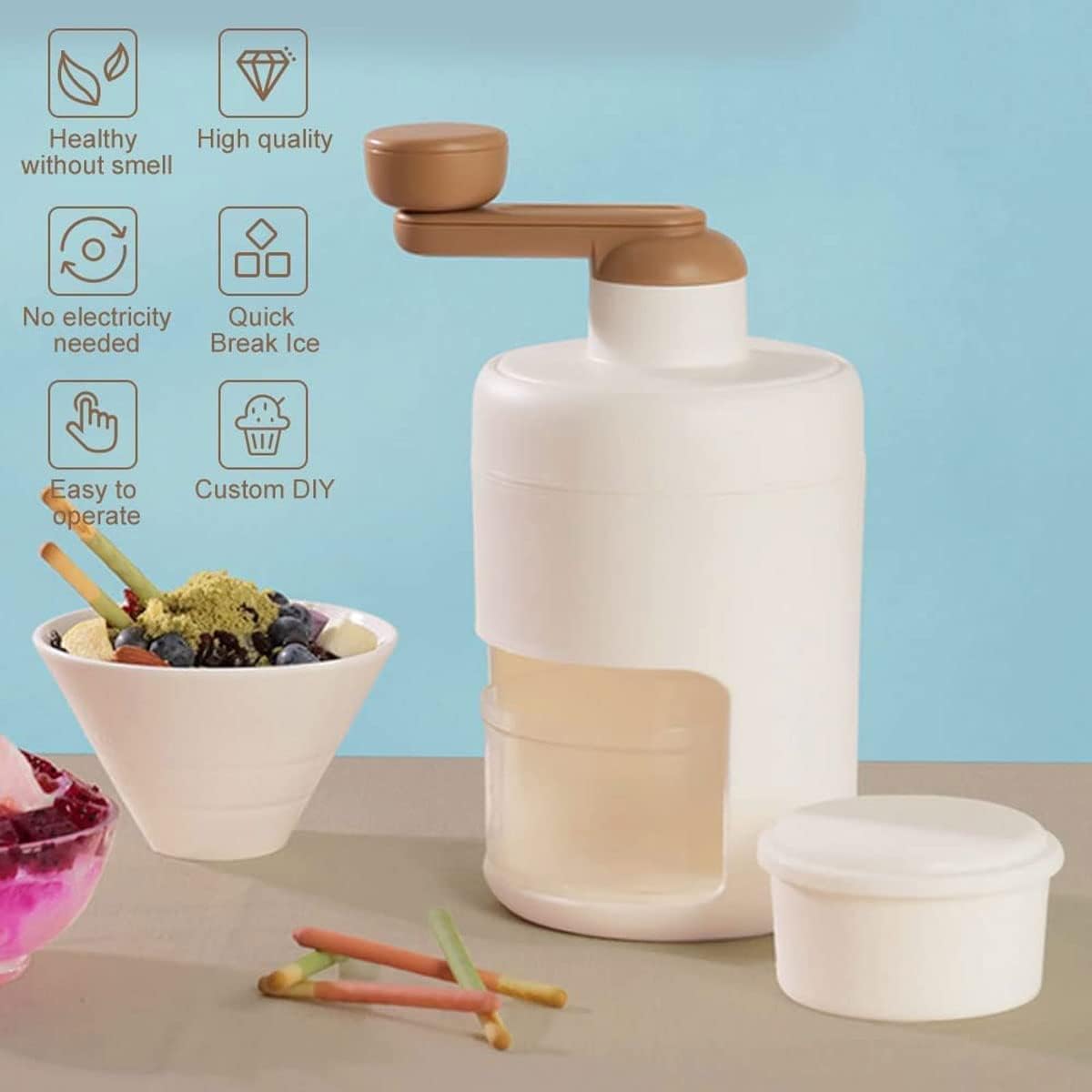 Manual Ice Shaver Machine Snow Cone Machine