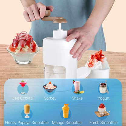 Manual Ice Shaver Machine Snow Cone Machine