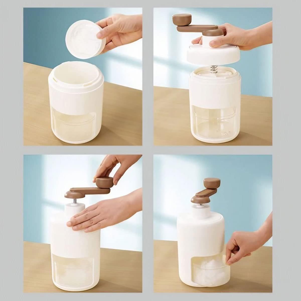 Manual Ice Shaver Machine Snow Cone Machine