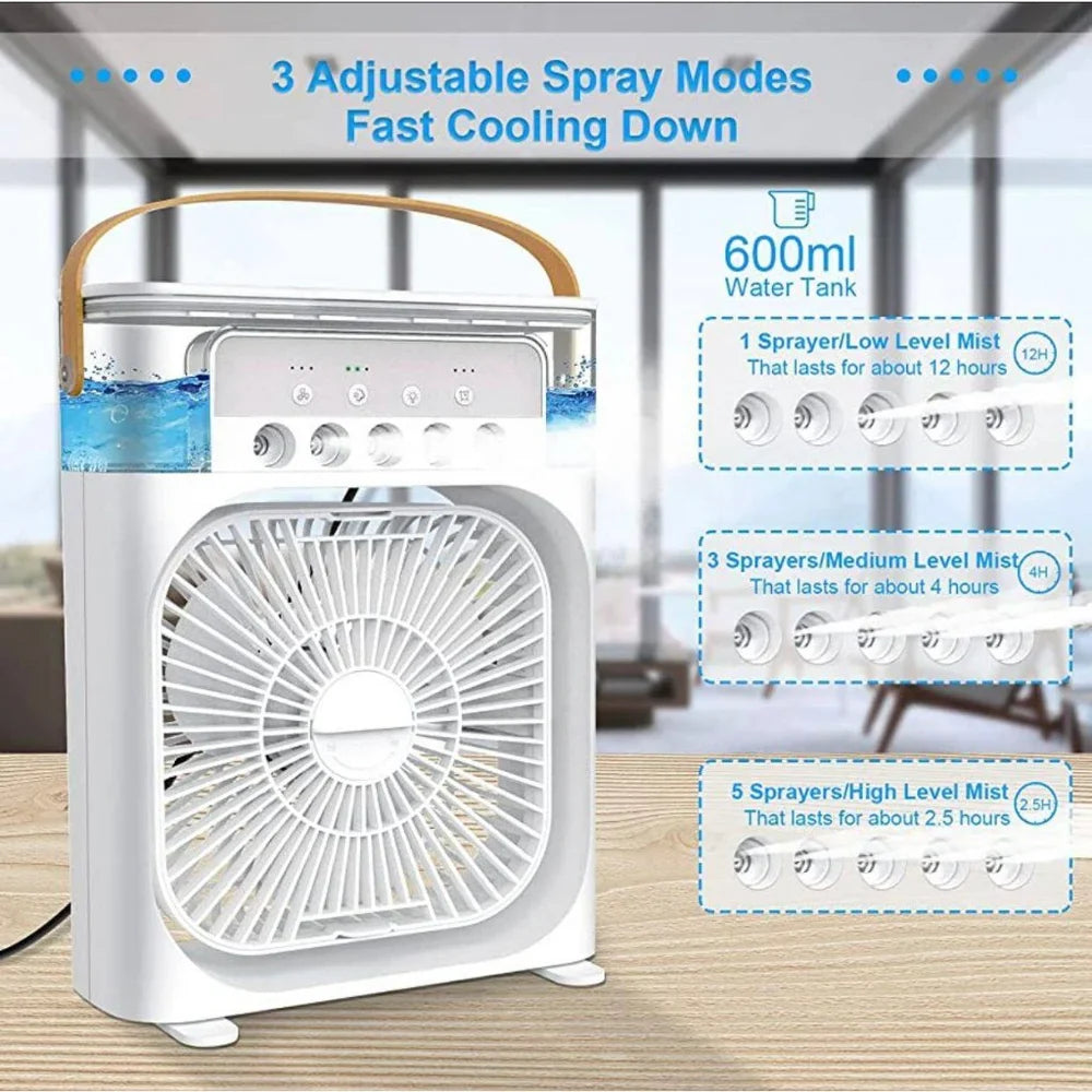 Mini Table Cooling Fan – Portable, USB Powered, Silent Operation