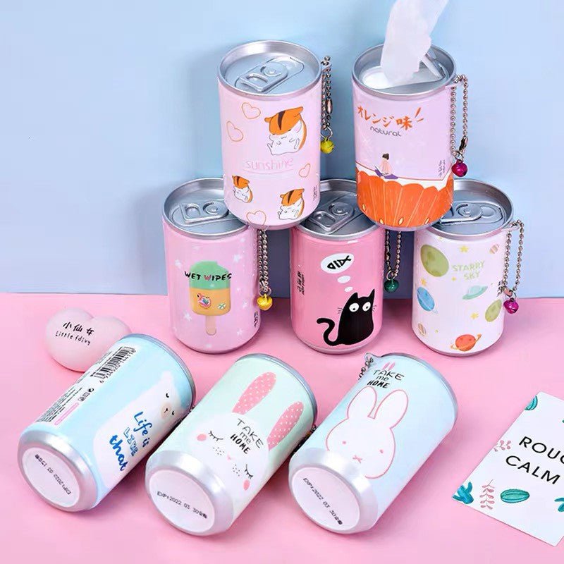 Mini Tin Wet Tissue Wipe 30pcs