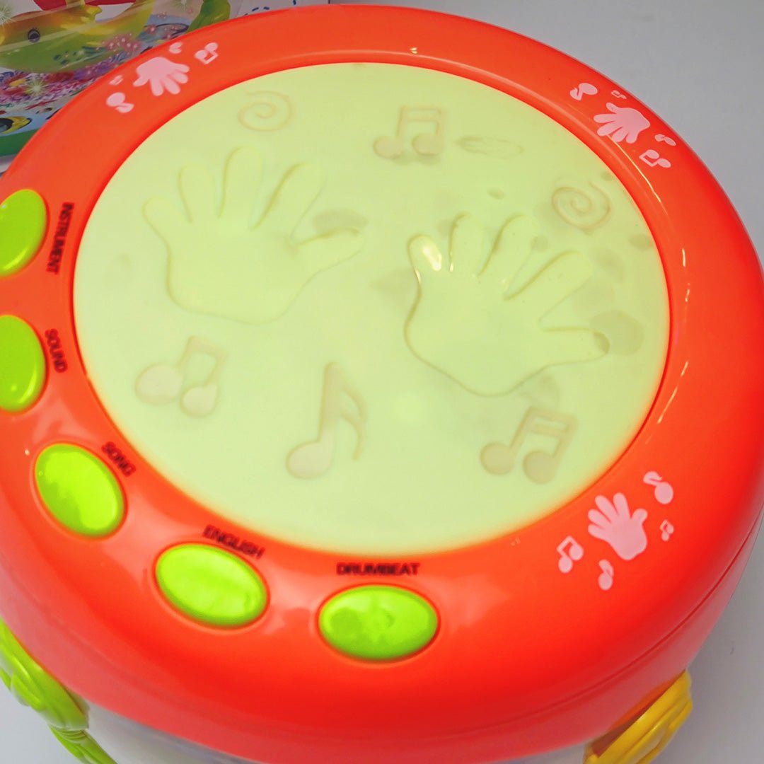 Musical Fish Aquarium Drum Toy with 3D Lights