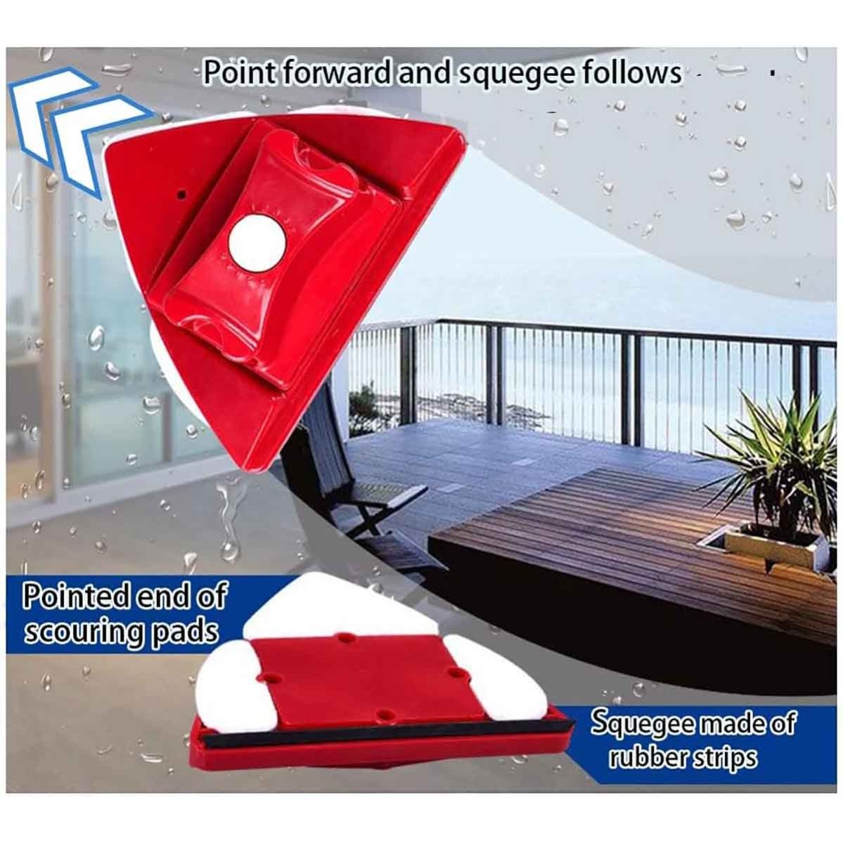Outside Double-Sided Magnetic Window Cleaner Tools