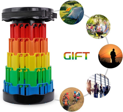 Folding Portable Stool Telescopic Chair Travel Fun Multi Colour Foldable Product