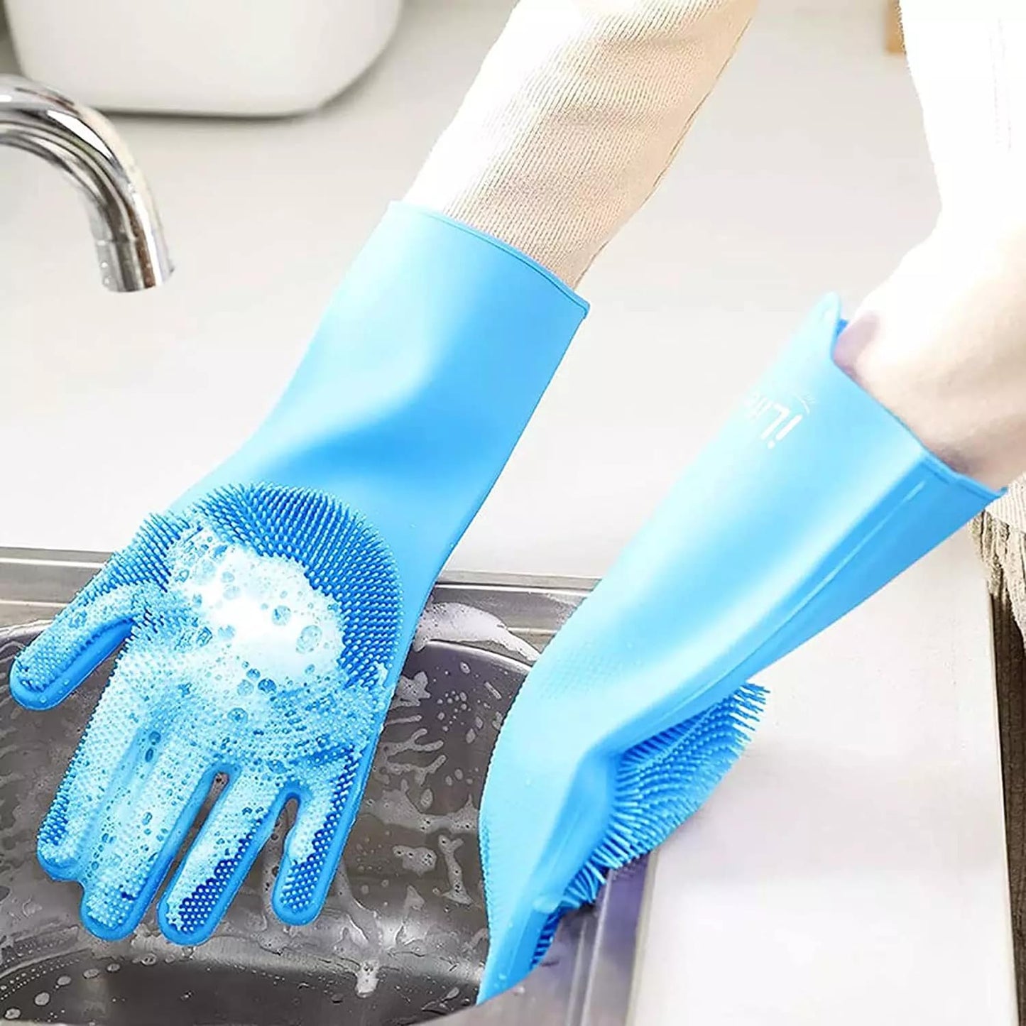 Silicone Multi-purpose Scrubbing Gloves