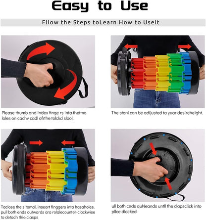 Folding Portable Stool Telescopic Chair Travel Fun Multi Colour Foldable Product